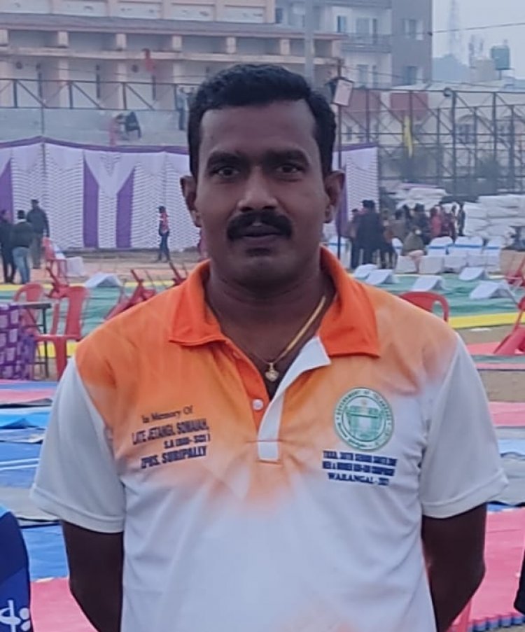 తెలంగాణ రాష్ట్ర ఖోఖో జట్టు కోచ్ గా కోట రాంబాబు